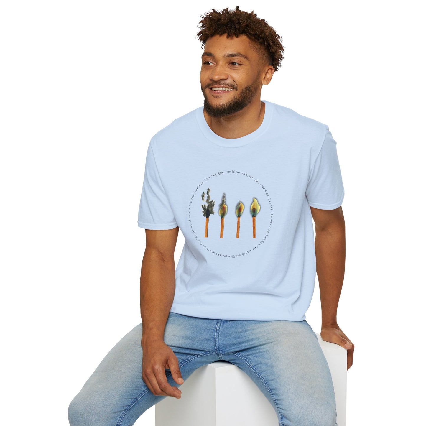 Light the World on Fire Unisex Softstyle T-Shirt