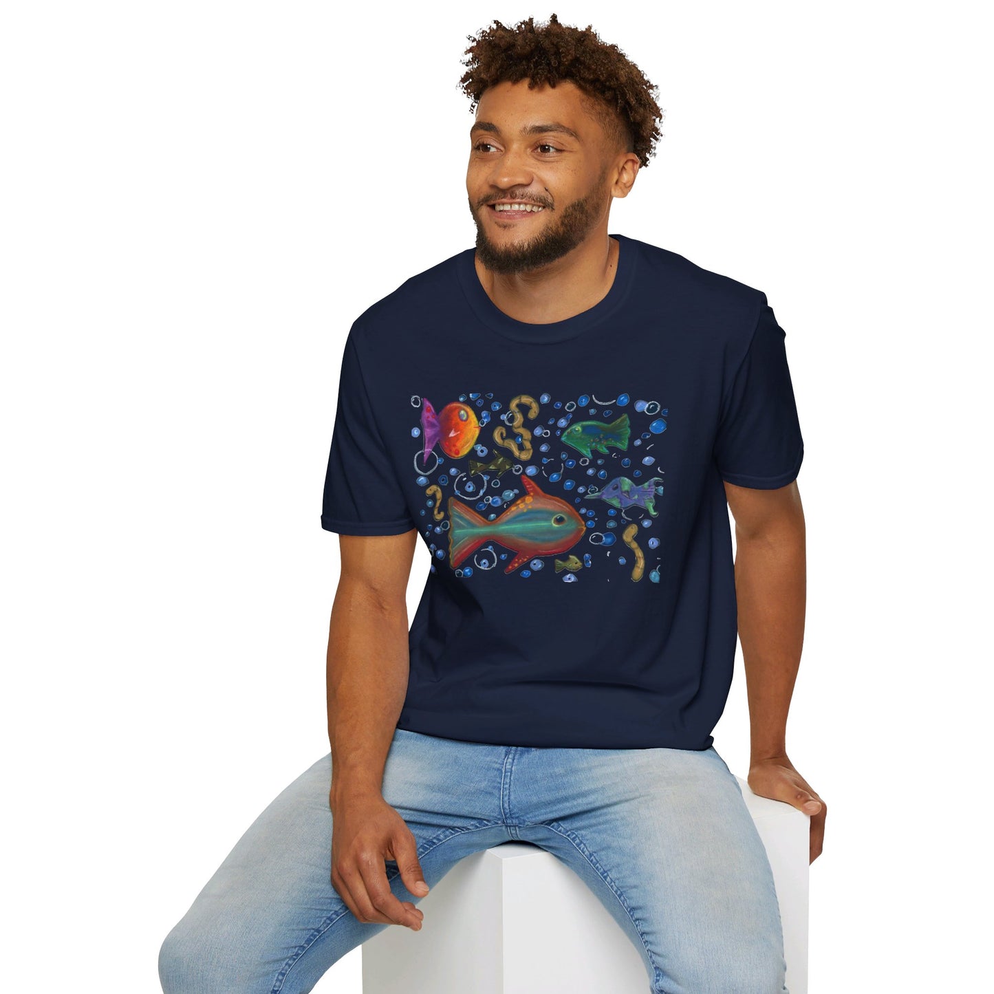 Fish Unisex Softstyle T-Shirt