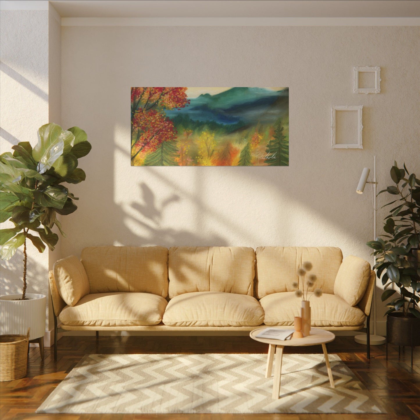 Fall Mountains Canvas Gallery Wrap