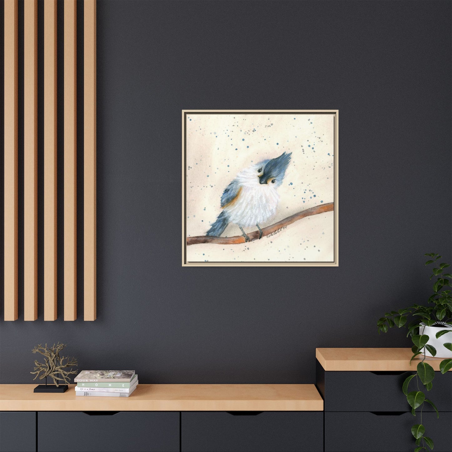 Blue Bird Framed Wall Art