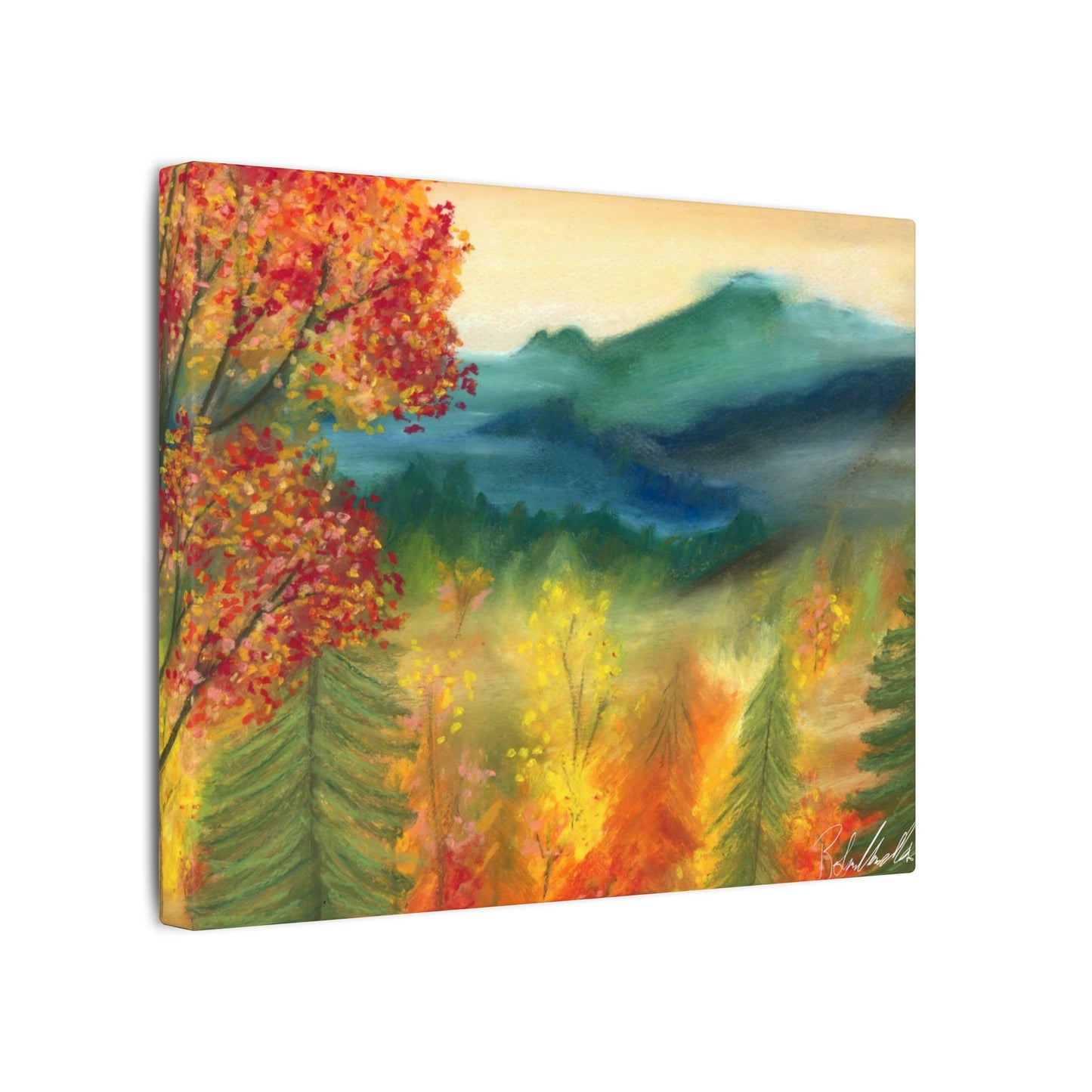 Fall Mountains Canvas Gallery Wrap