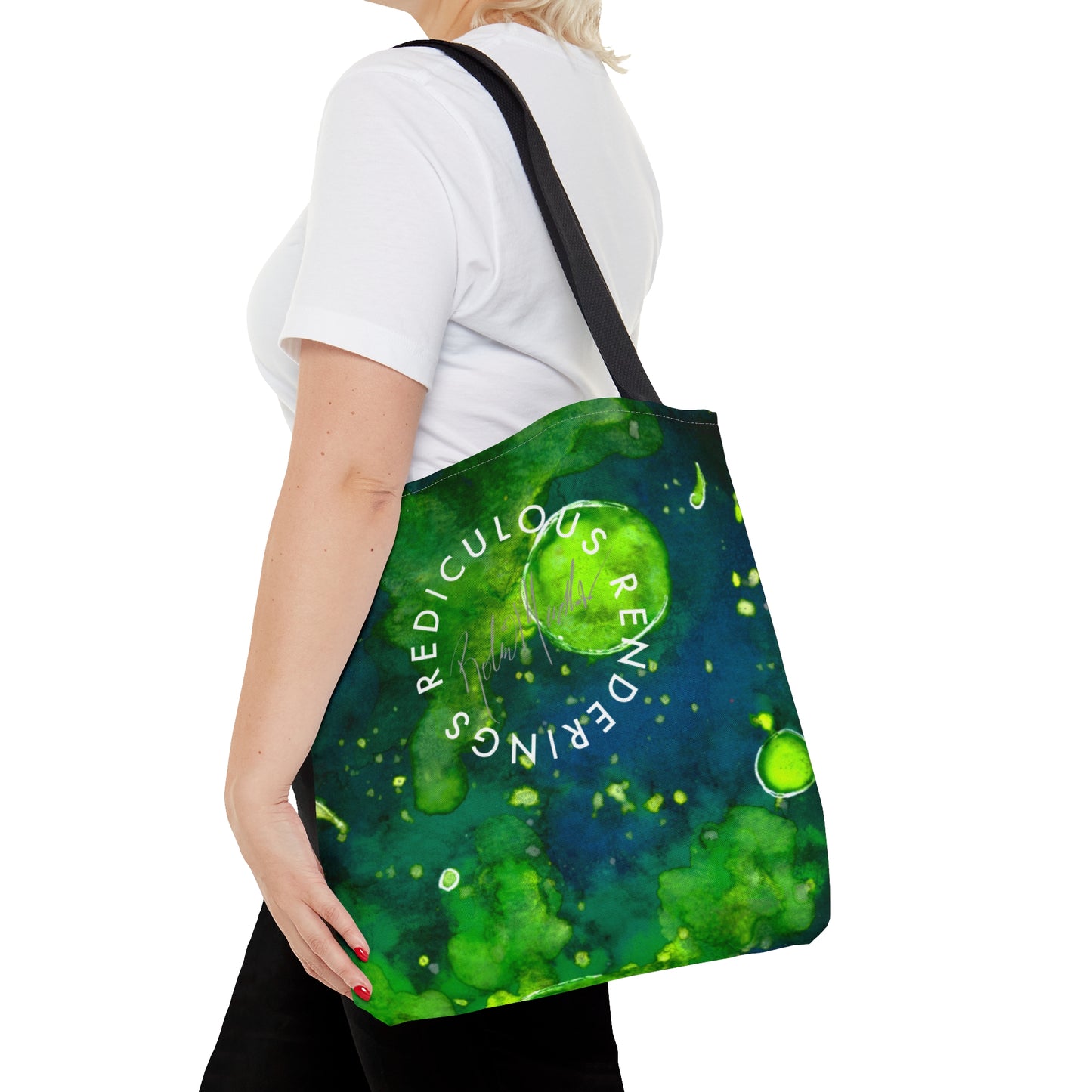 Green Galaxy Tote