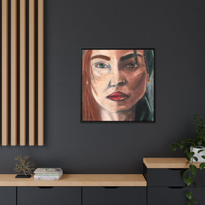 Beyond Race Woman Framed Wall Art
