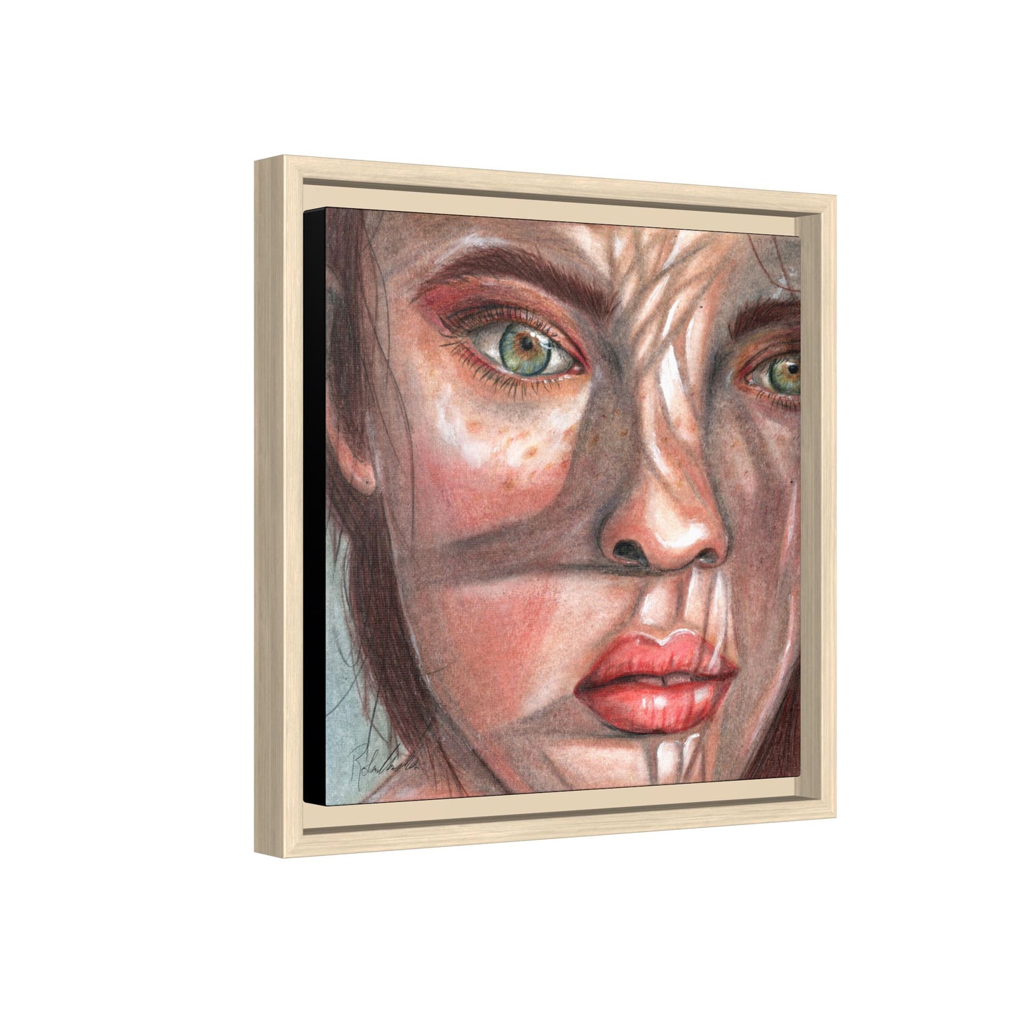 Woman In the Shadows Framed Wall Art