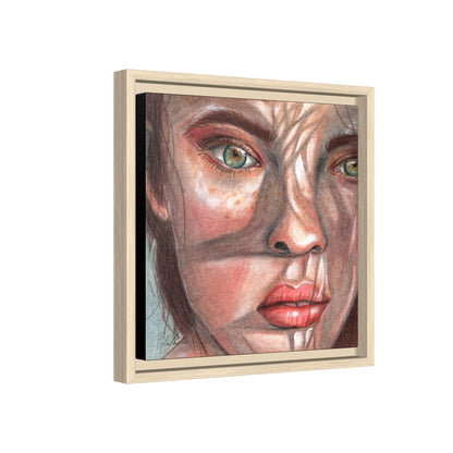 Woman In the Shadows Framed Wall Art