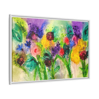 Abstract Flowers Framed Wall Art