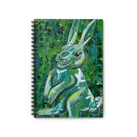 Rabbit Ruled Line Notebook 118 Pages, Printed Cover