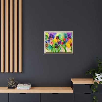Abstract Flowers Framed Wall Art