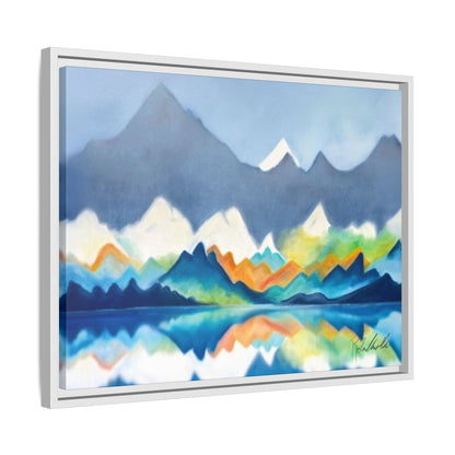 Blue and Gray Smokey Mountains Framed Wall Art