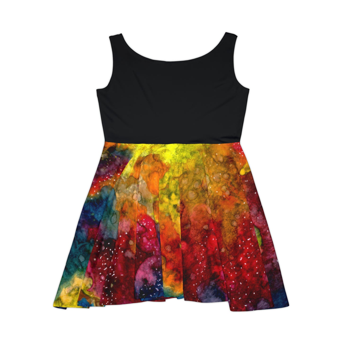 Sunset Clouds Galaxy Women's Skater Dress (AOP)