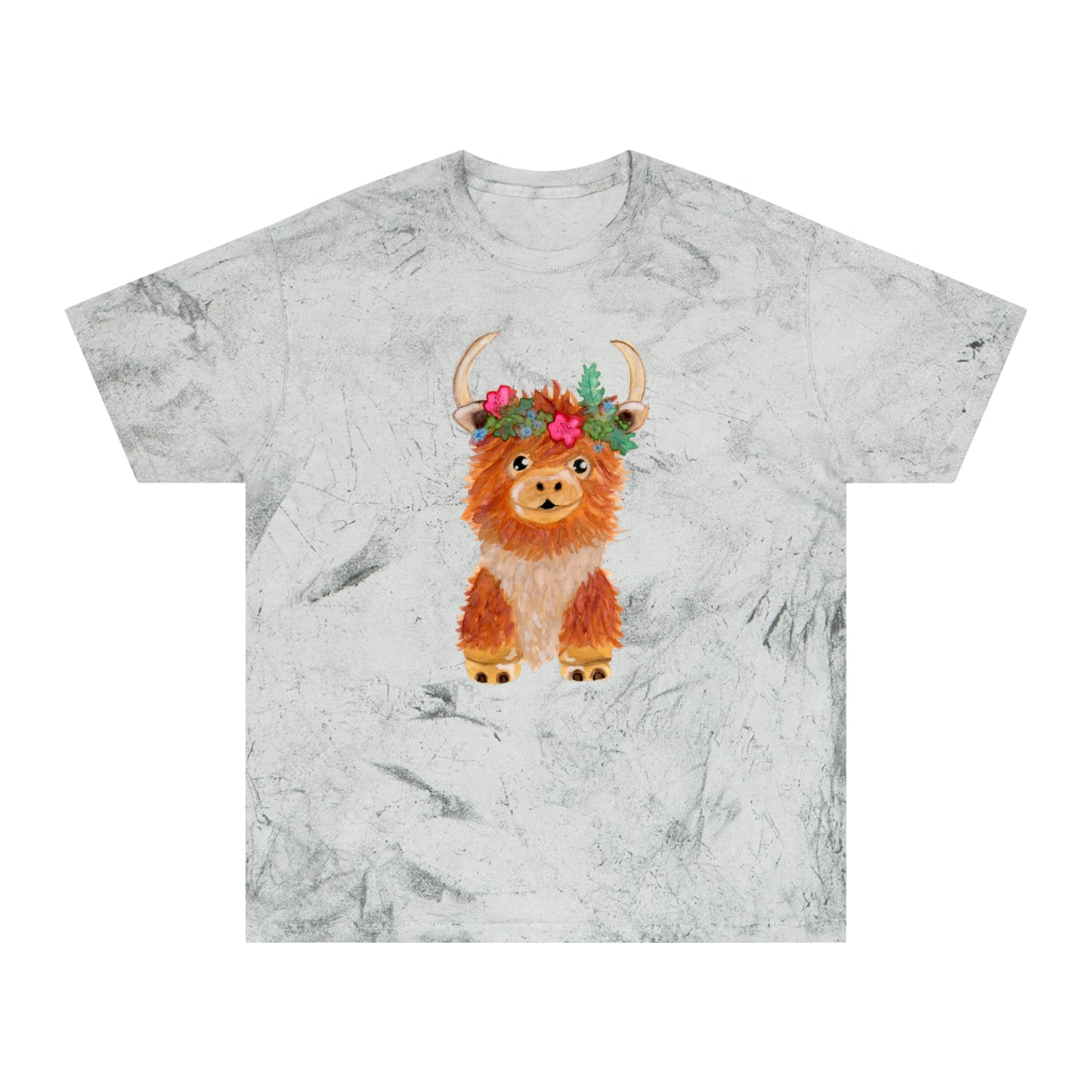 Cow Unisex Color Blast T-Shirt