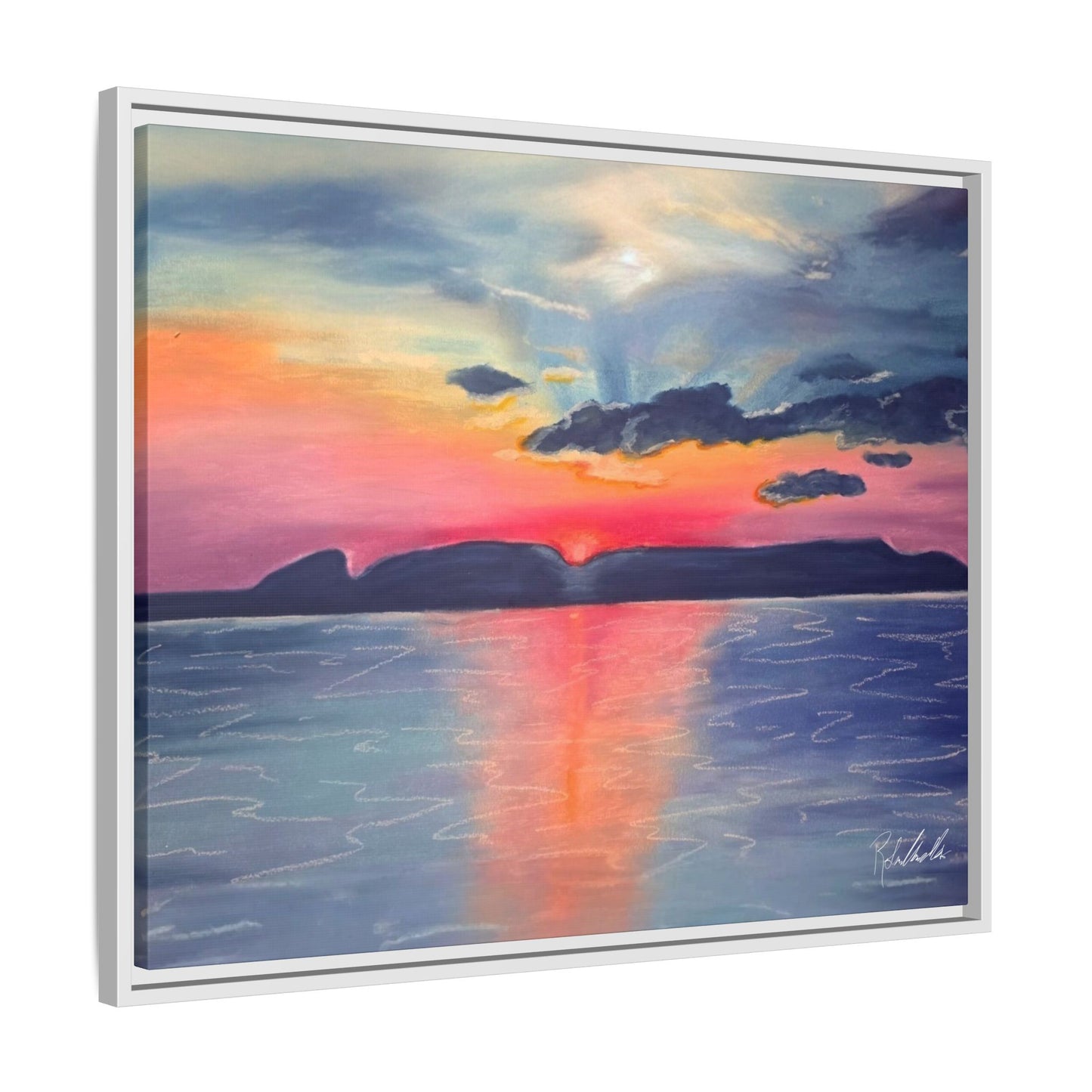Sleeping Giant at Dawn Framed Wall Art