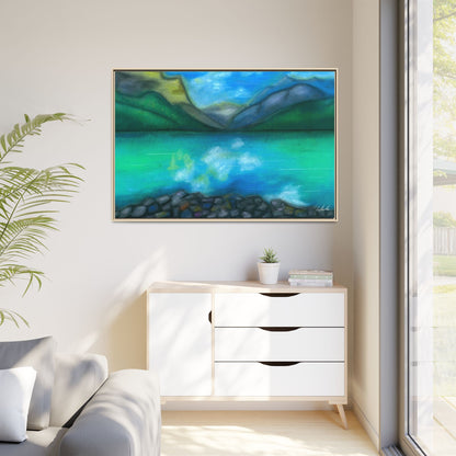 Mountain Lake Framed Wall Art