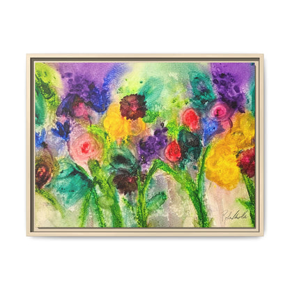 Abstract Flowers Framed Wall Art