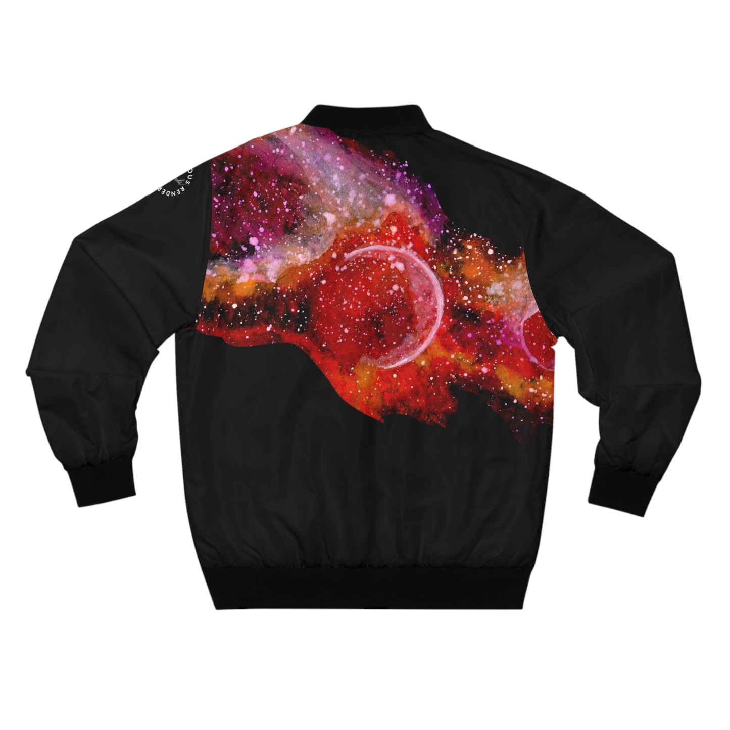 Orange Moons Galaxy Men's Bomber Jacket (AOP)