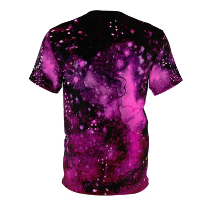 Galaxy Nebula Tee — Pink Space All-Over Print T-Shirt
