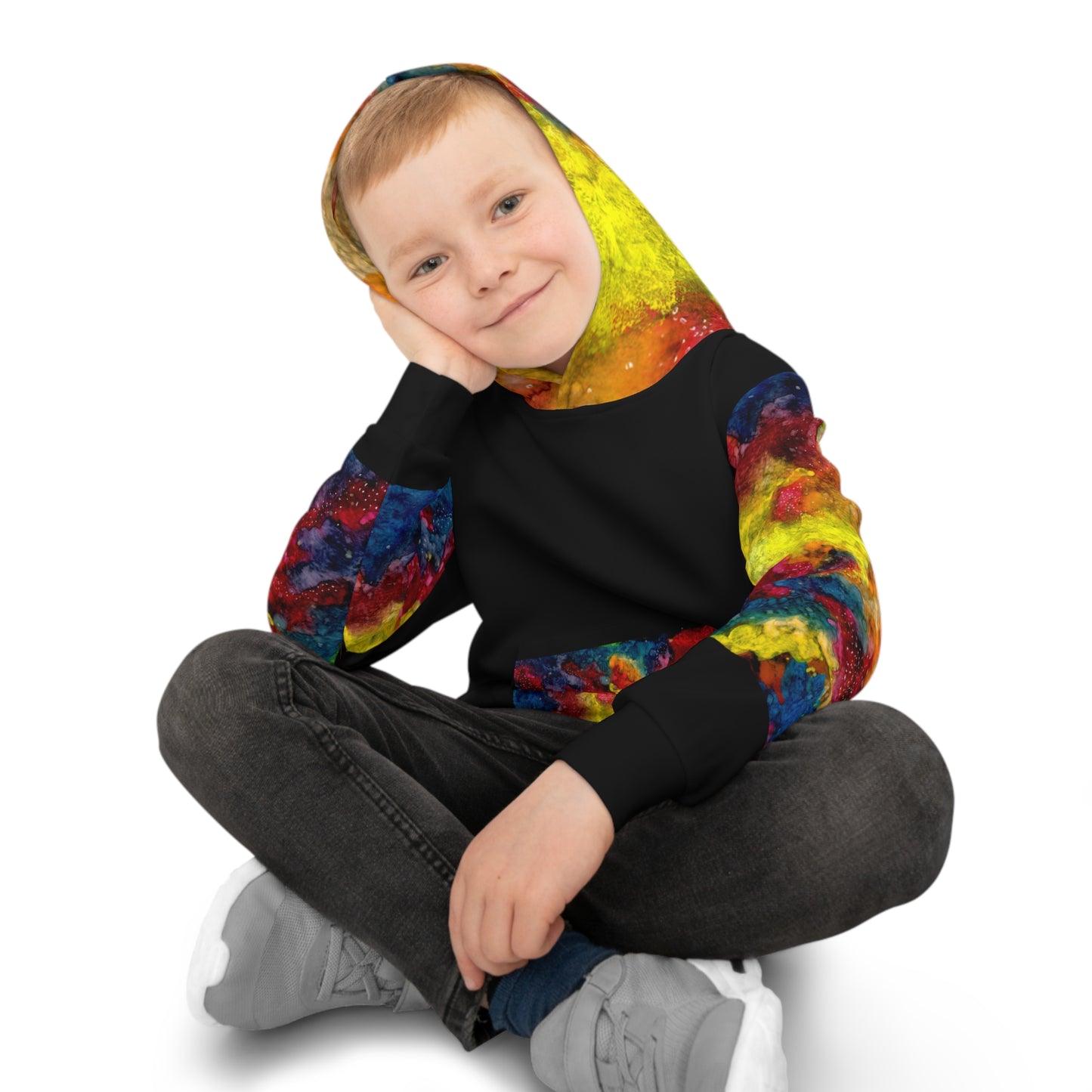 Sunset Clouds Galaxy Children's Hoodie (AOP)