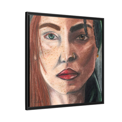 Beyond Race Woman Framed Wall Art