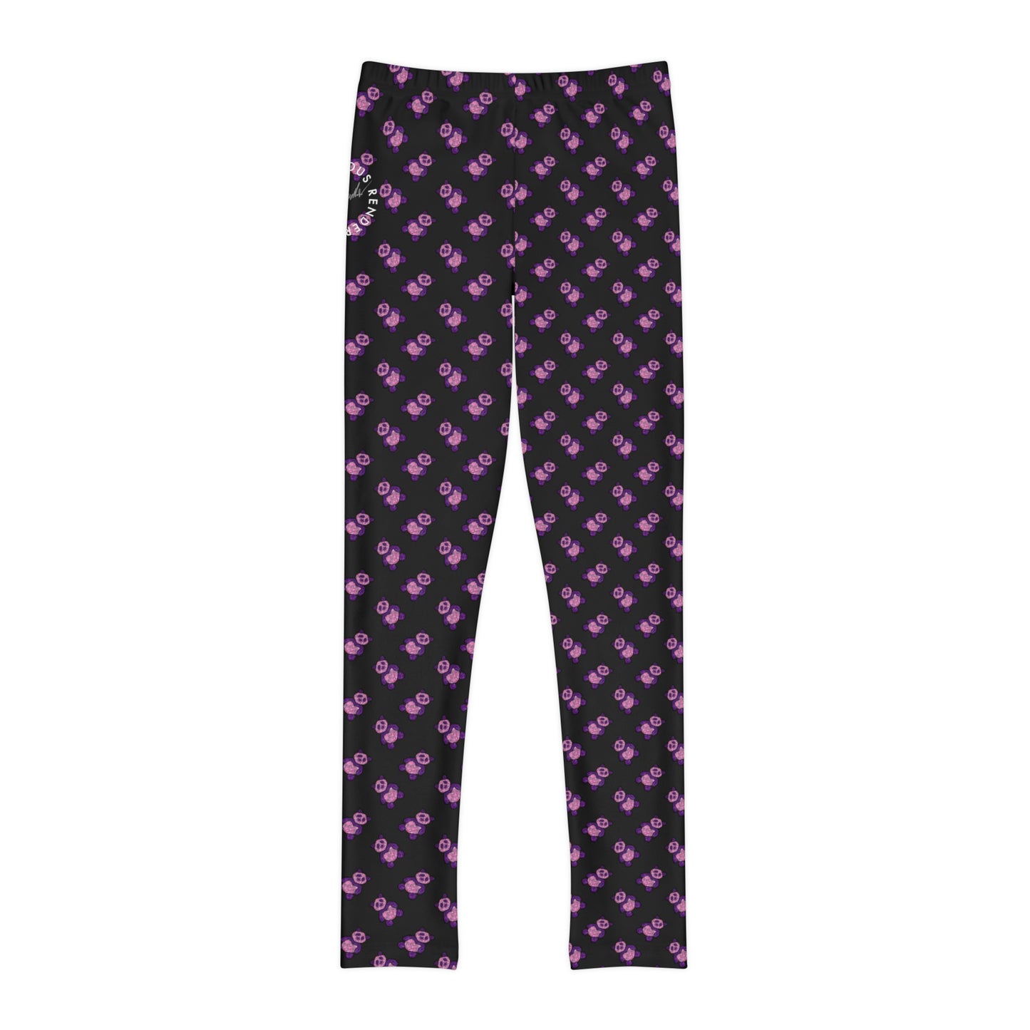 Panda Youth Full-Length Leggings (AOP)