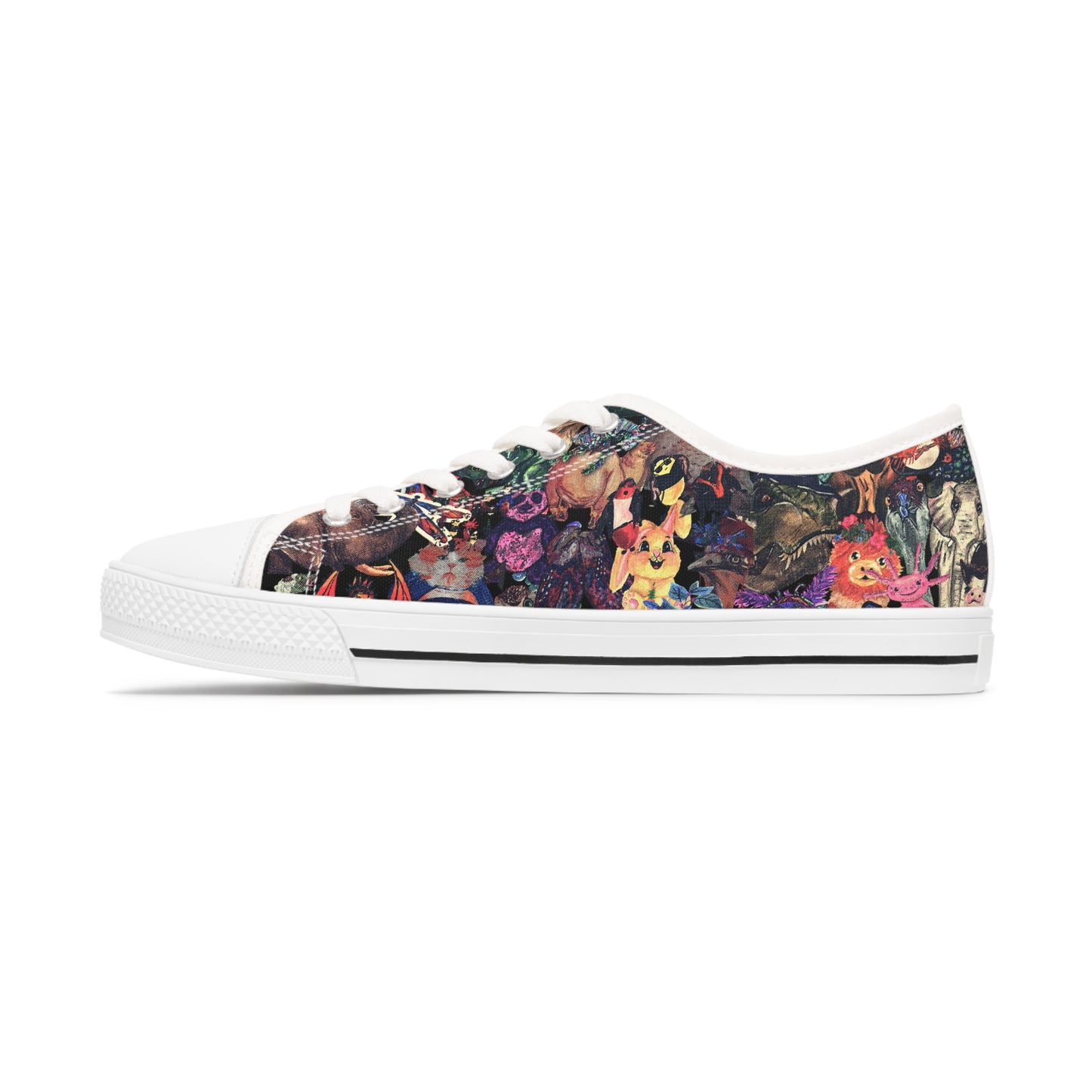 Vintage Animal Mashup Unisex Low Top Classic Sneakers
