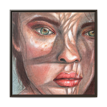 Woman In the Shadows Framed Wall Art