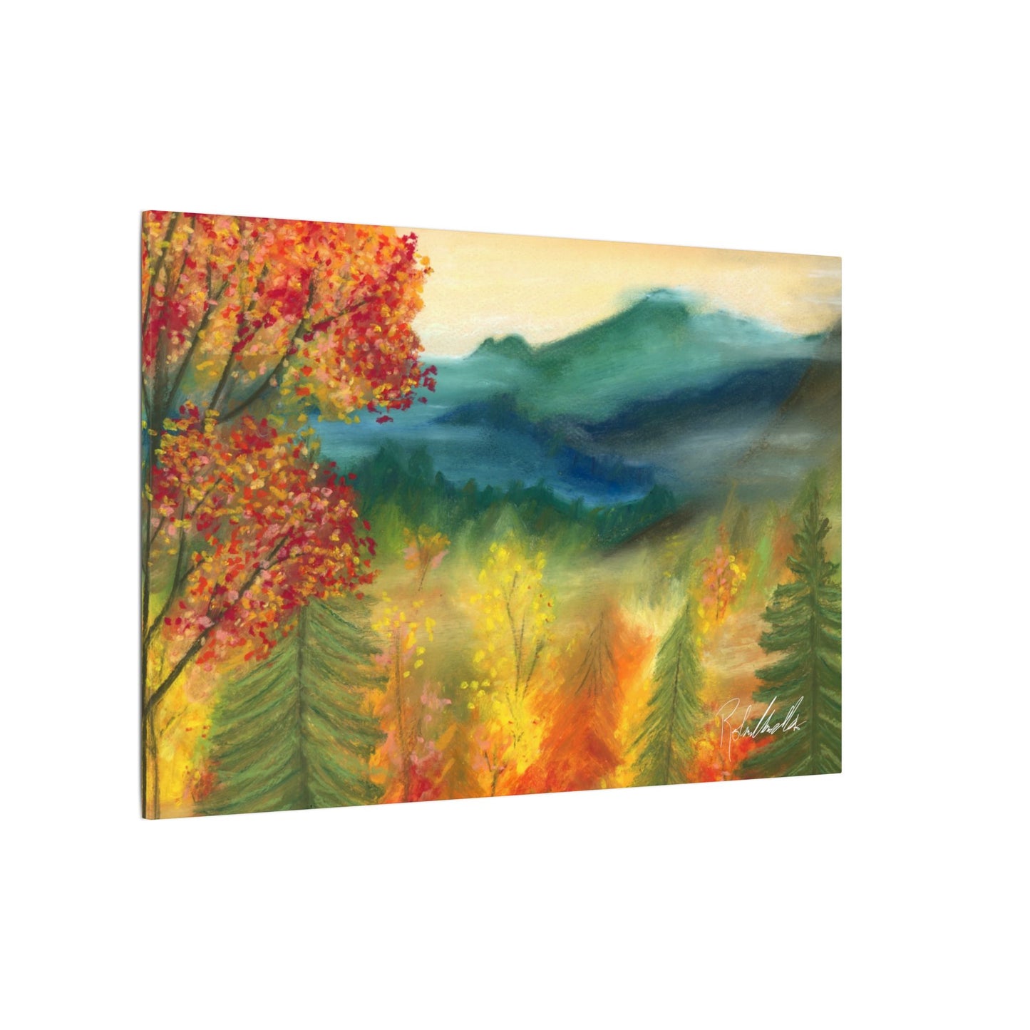 Fall Mountains Canvas Gallery Wrap