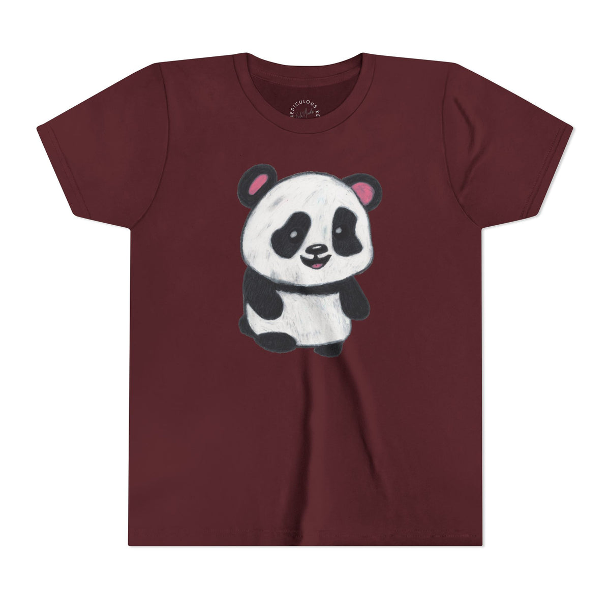Kids Panda Tee — Cute Hand-Drawn Baby Panda Youth Shirt