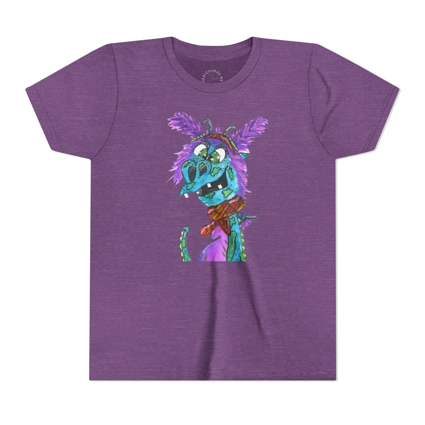 Youth Tee — Colorful Friendly Monster Kids Graphic T-Shirt