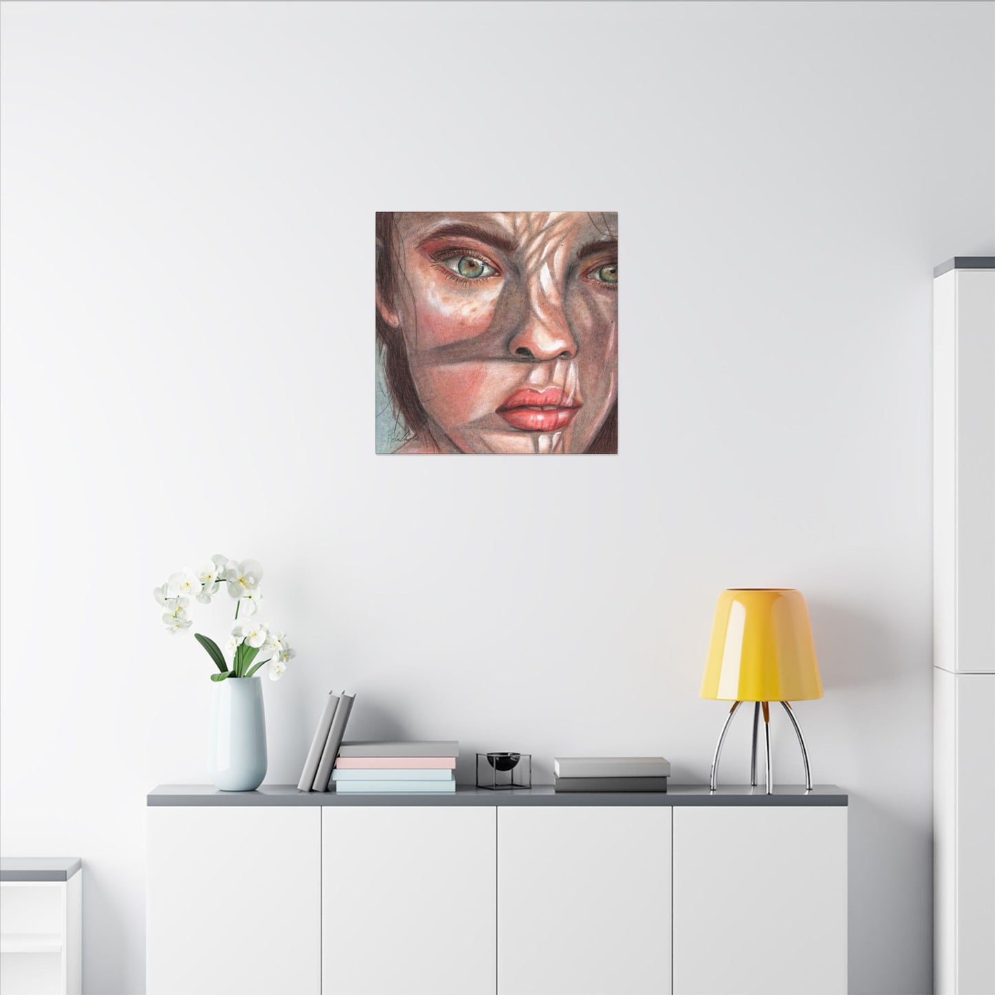 Woman In the Shadows Canvas Gallery Wrap