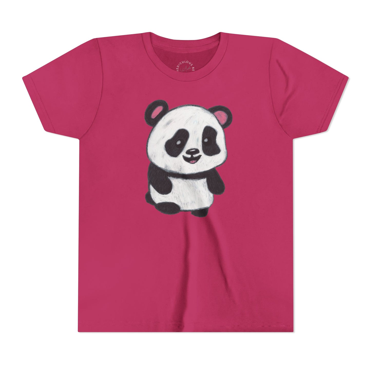 Kids Panda Tee — Cute Hand-Drawn Baby Panda Youth Shirt
