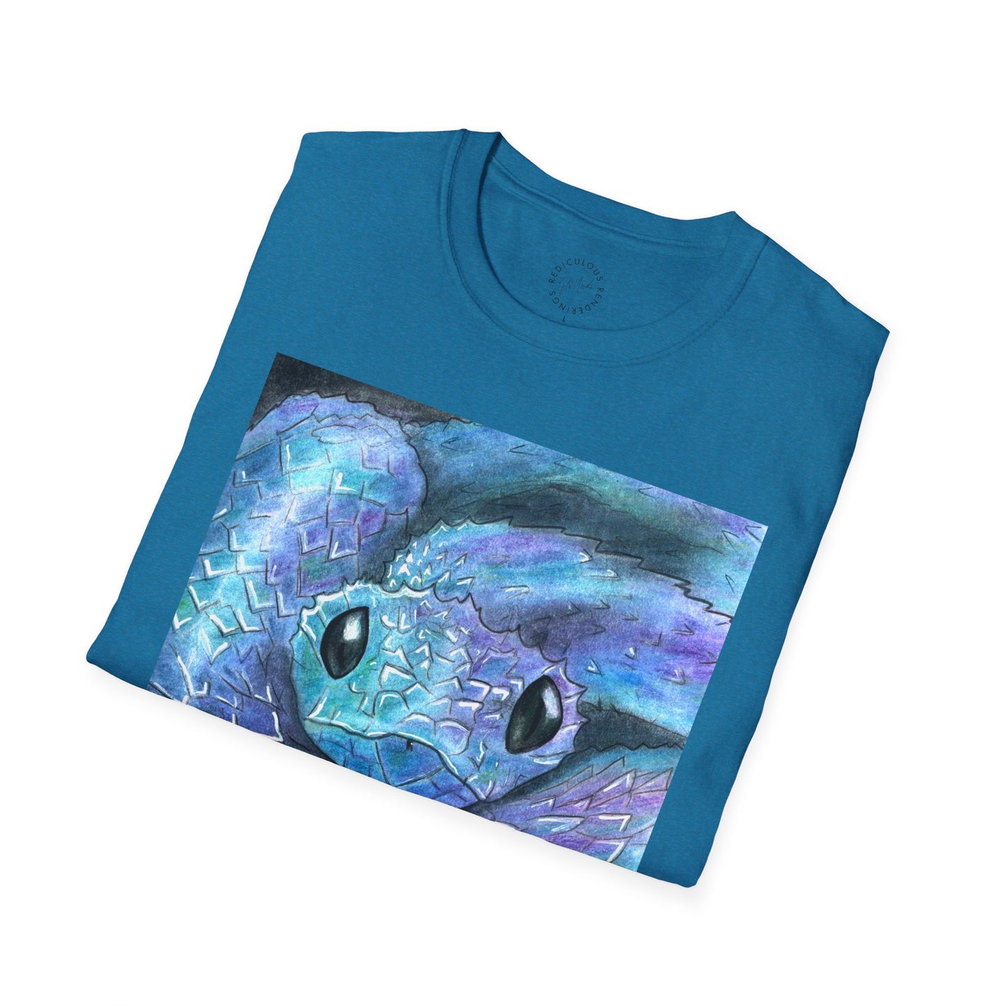 Cute Snake Unisex Softstyle Print T-Shirt