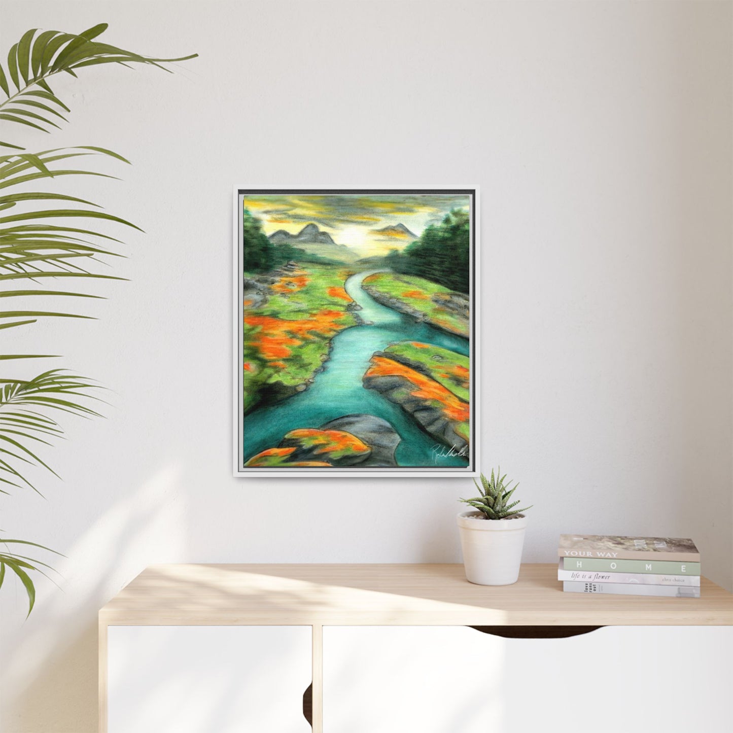 Mountain Stream Framed Wall Art