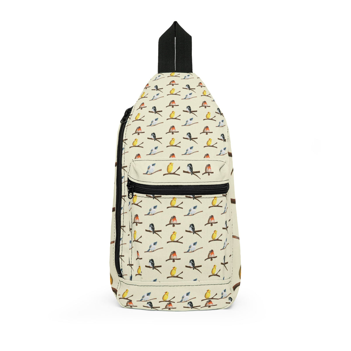 Colorful Bird Pattern Sling Bag - Lightweight Crossbody for Everyday Adventures