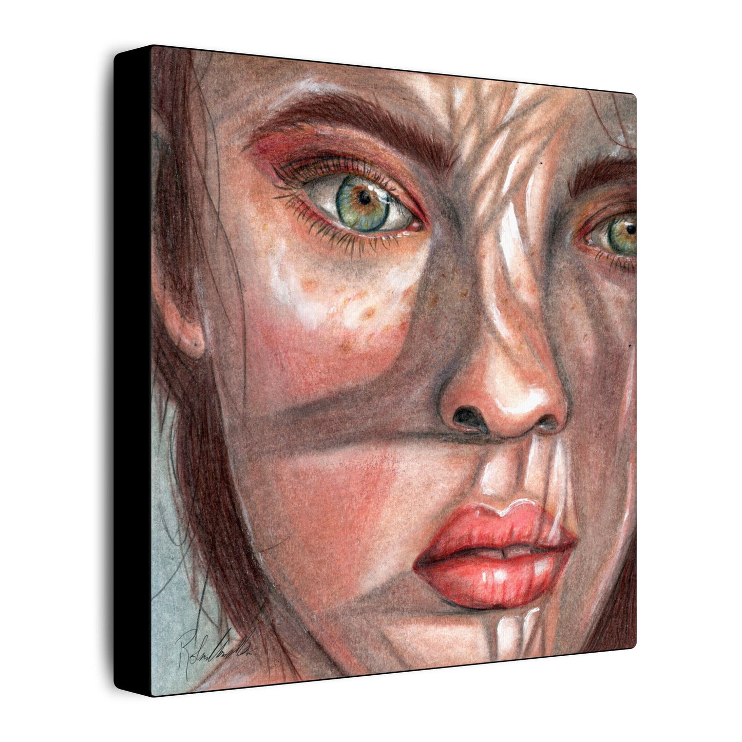 Woman In the Shadows Canvas Gallery Wrap