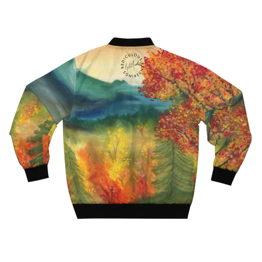 Fall Forest Men's Bomber Jacket (AOP)