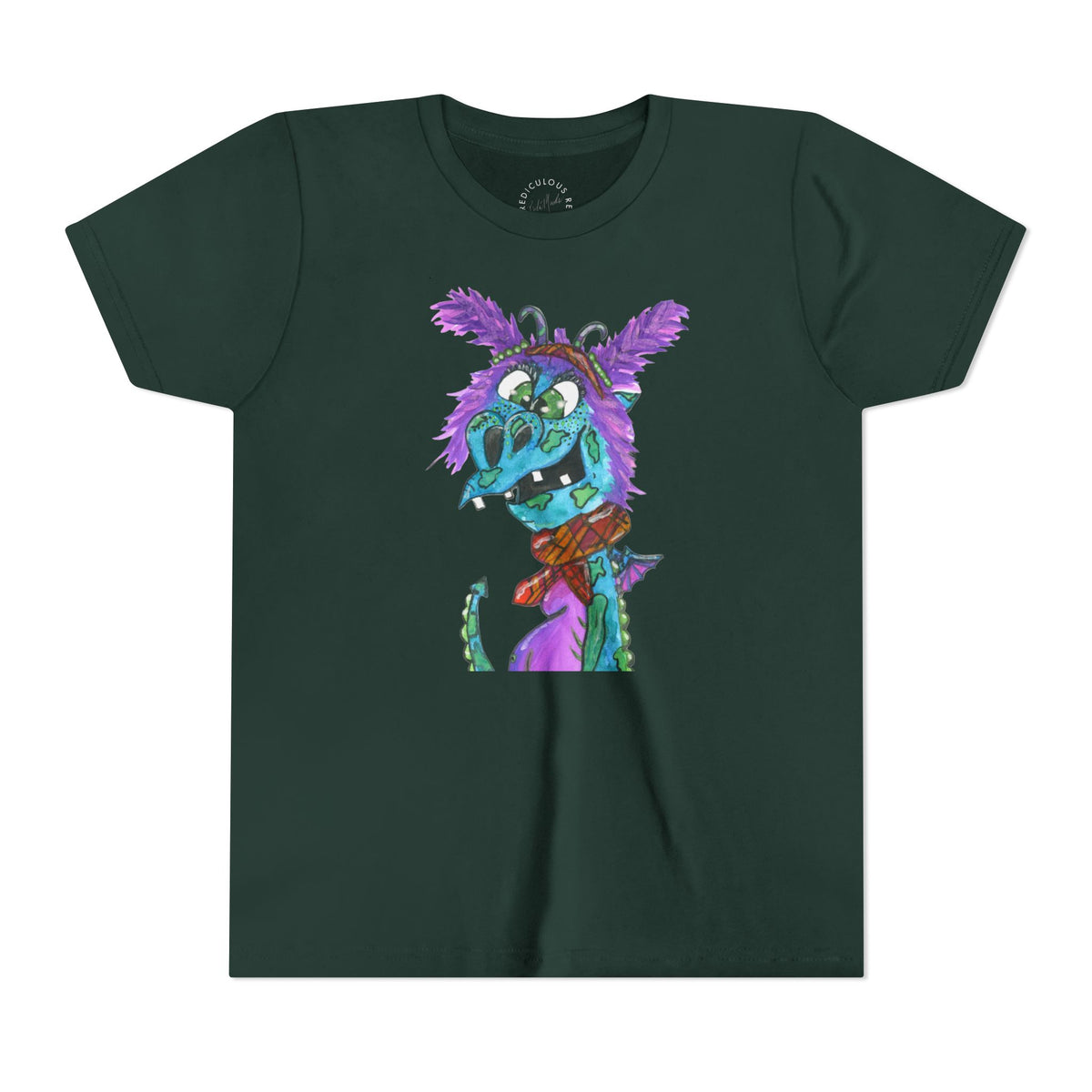 Youth Tee — Colorful Friendly Monster Kids Graphic T-Shirt