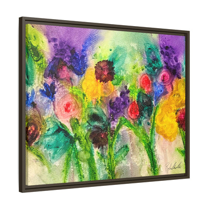Abstract Flowers Framed Wall Art