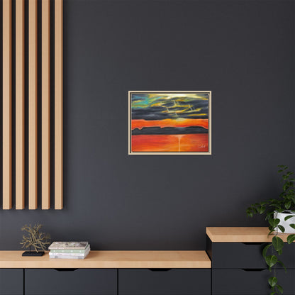Sleeping Giant at Sunset Framed Wall Art