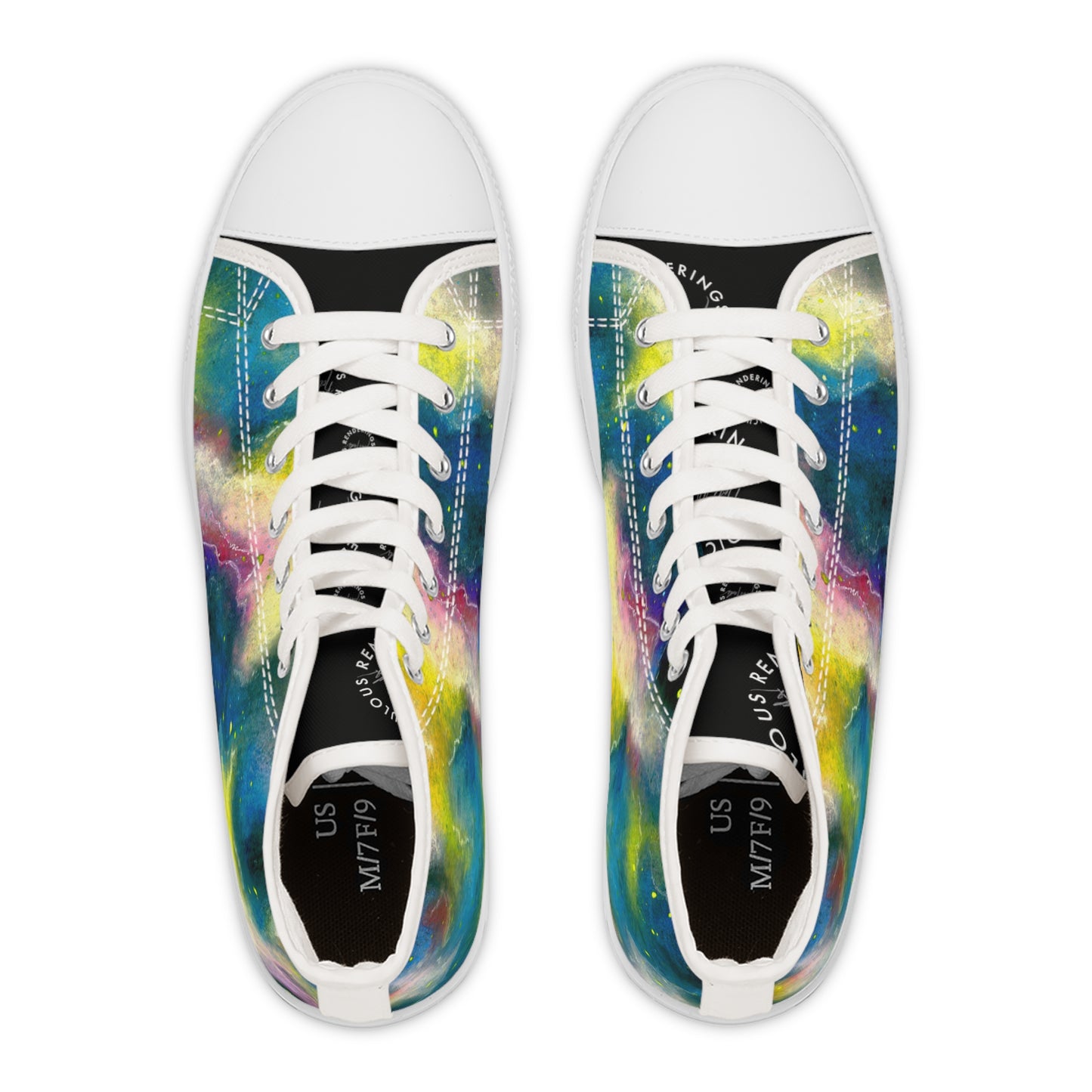 Sunrise Galaxy Unisex Classic High Top Sneakers