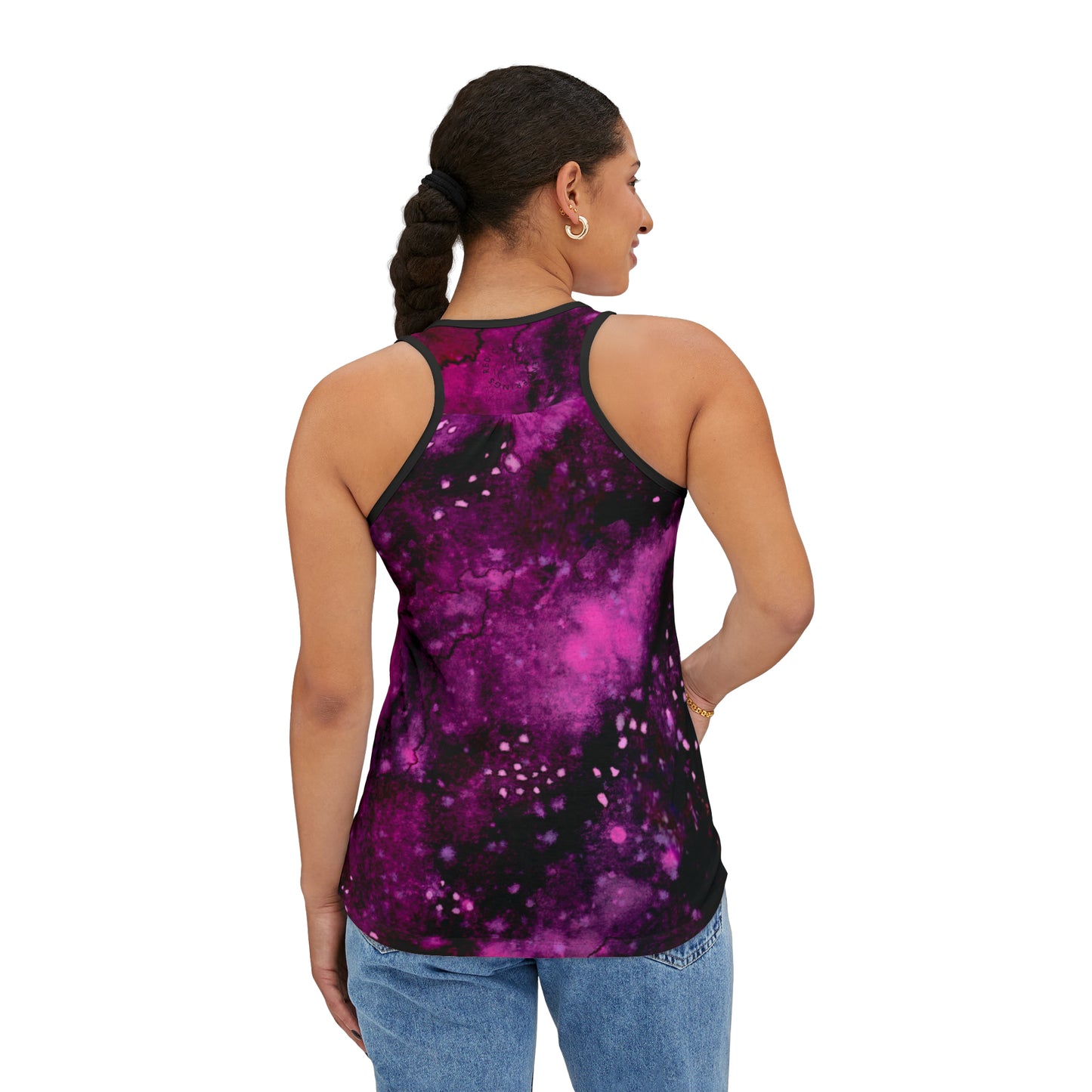 Rose Colored Galaxy Women's Tank Top (AOP)