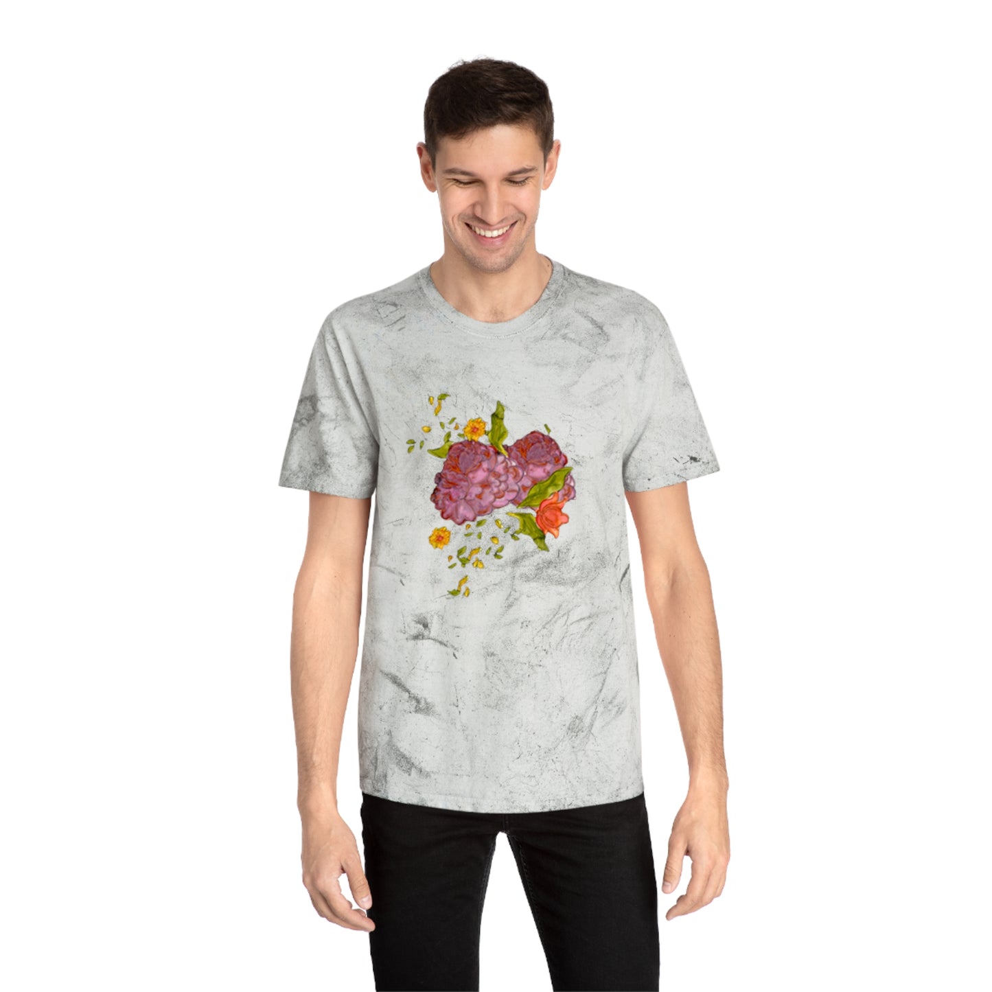 Vintage Flowers Unisex Color Blast T-Shirt