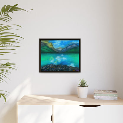 Mountain Lake Framed Wall Art