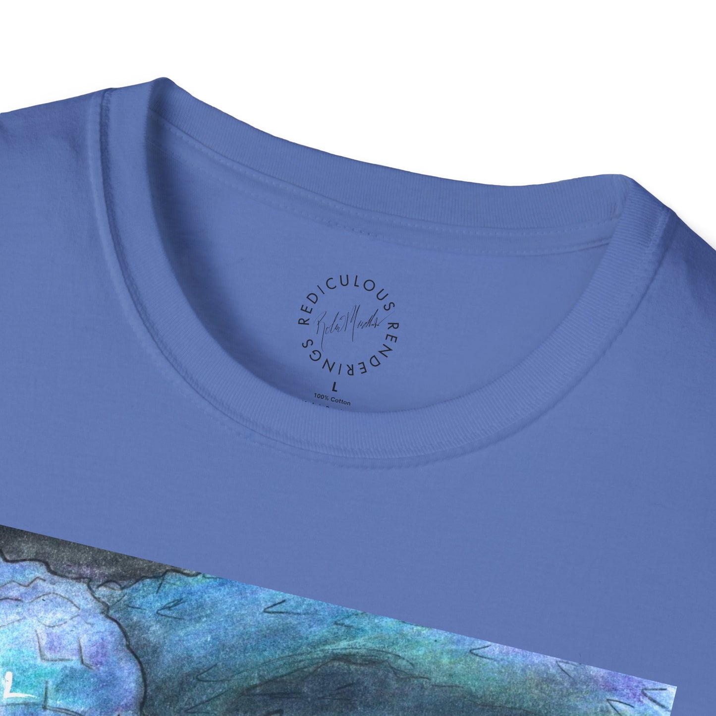 Cute Snake Unisex Softstyle Print T-Shirt