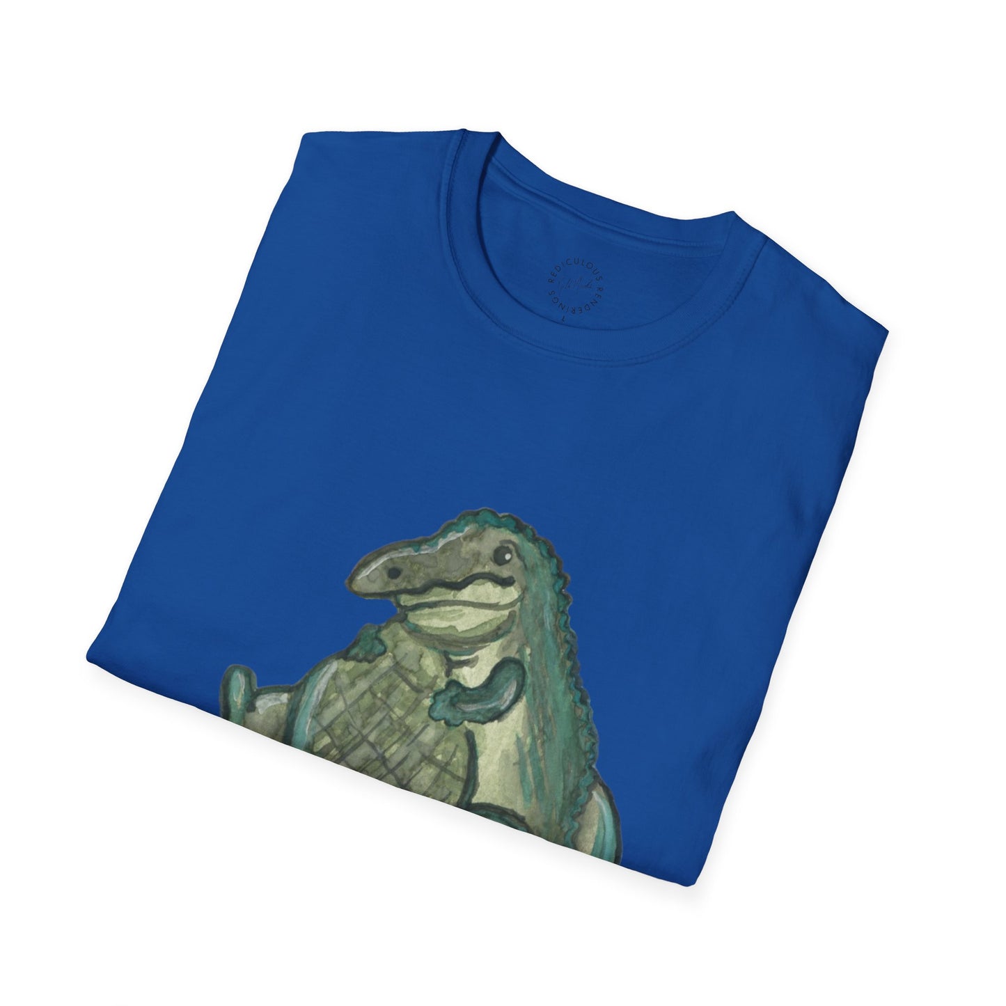 Father Son Alligator Unisex Softstyle Print T-Shirt