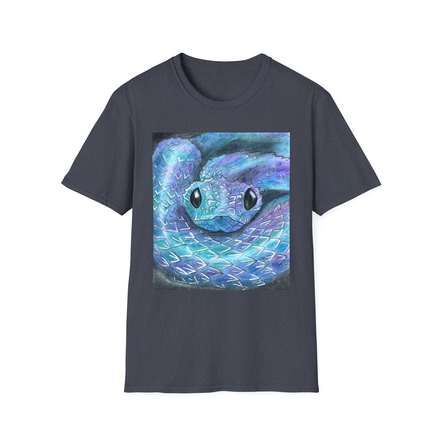Cute Snake Unisex Softstyle Print T-Shirt