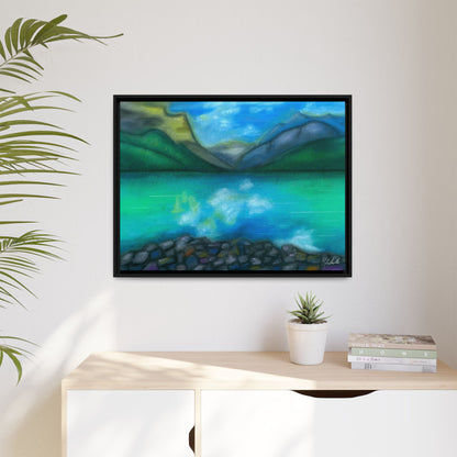 Mountain Lake Framed Wall Art