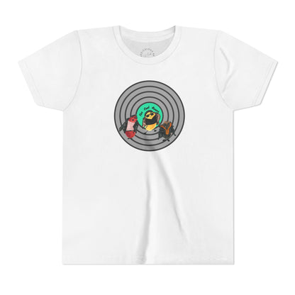 Youth Tee — Cute Cool Beans Retro Vinyl Graphic