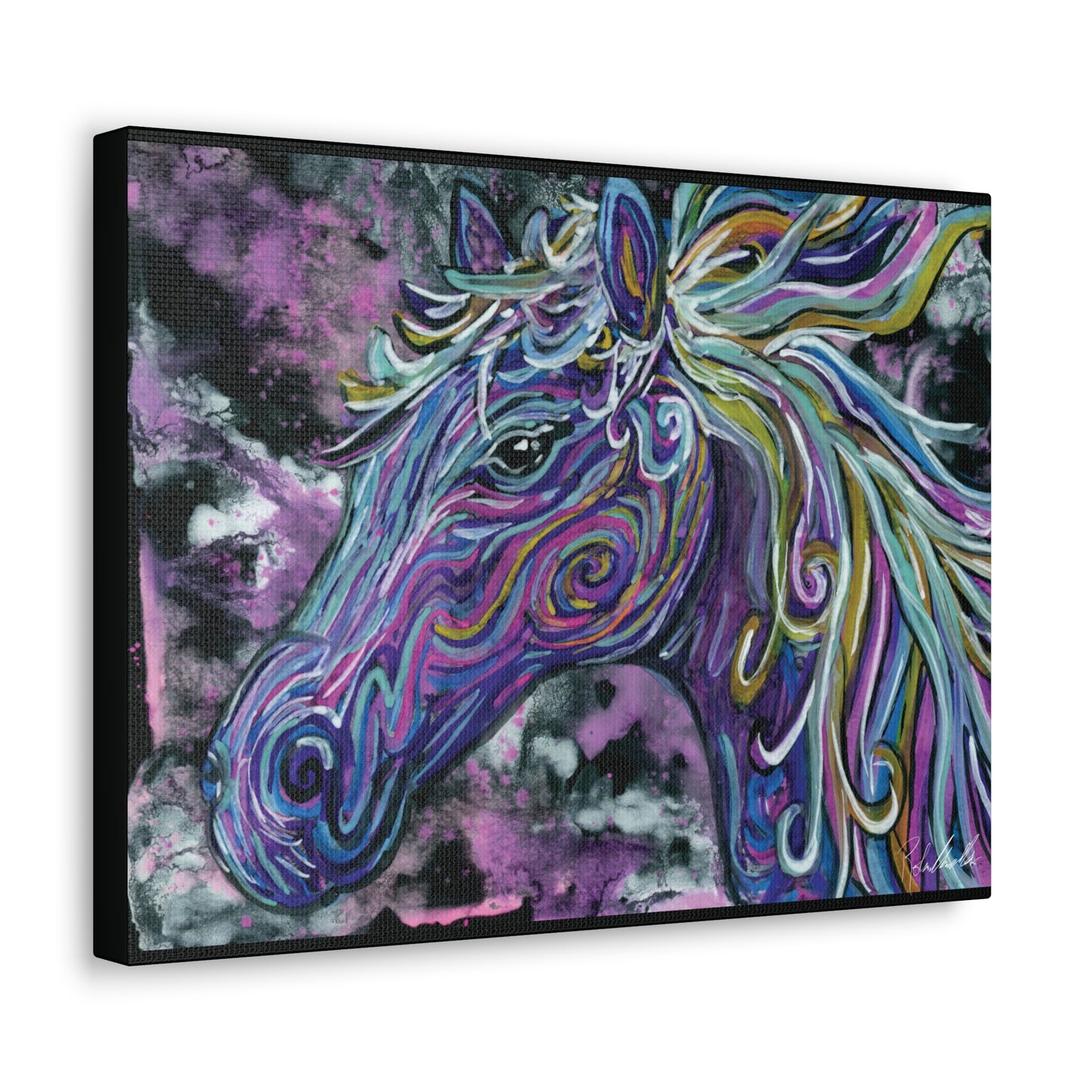 Watercolor Horse Canvas Gallery Wrap