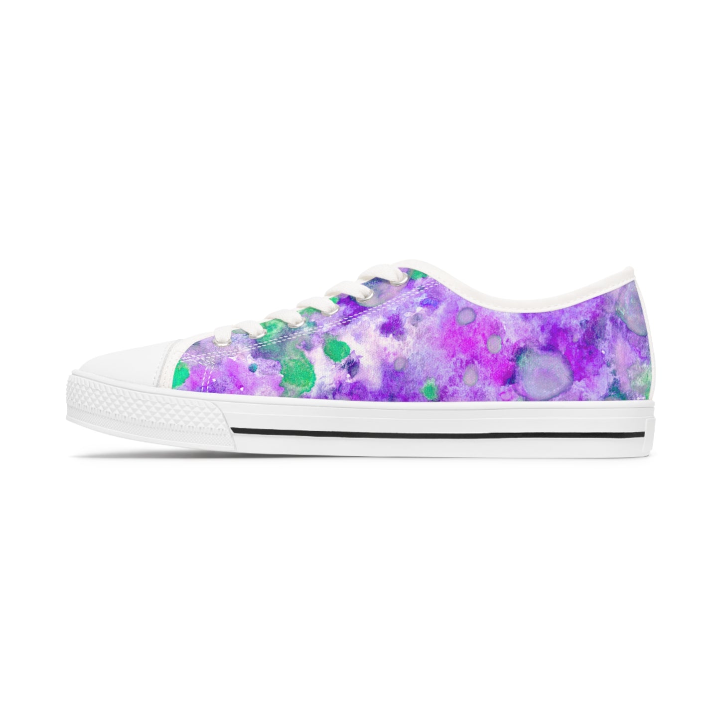 Pink and Green Dot Unisex Classic Low Top Sneakers