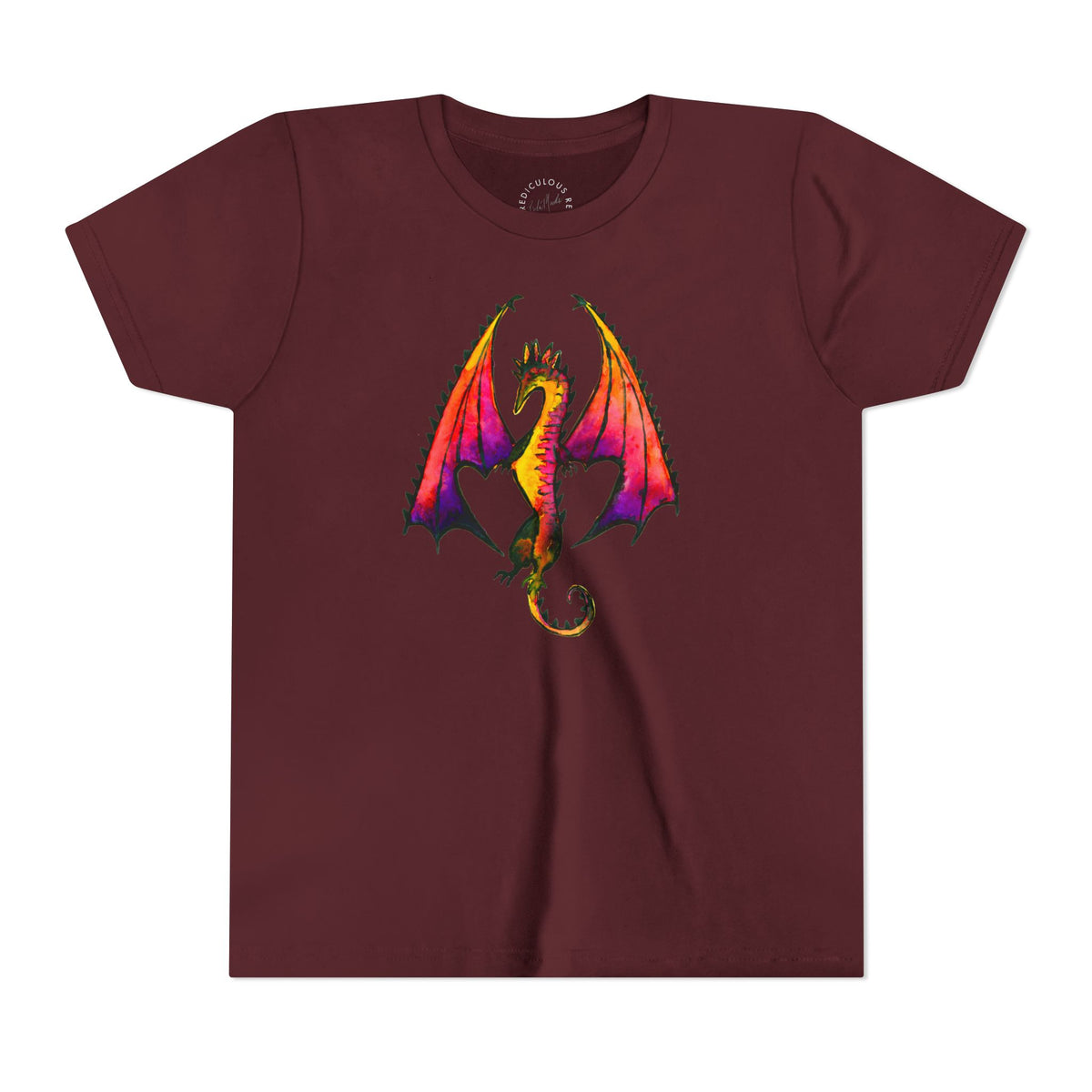 Kids Dragon T-Shirt — Colorful Fantasy Dragon Youth Tee